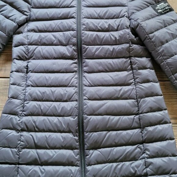 Ecoalf Womans Puffer Down Filled Quilted Gray Eco-Friendly Jacket Size Small - Picture 5 of 6